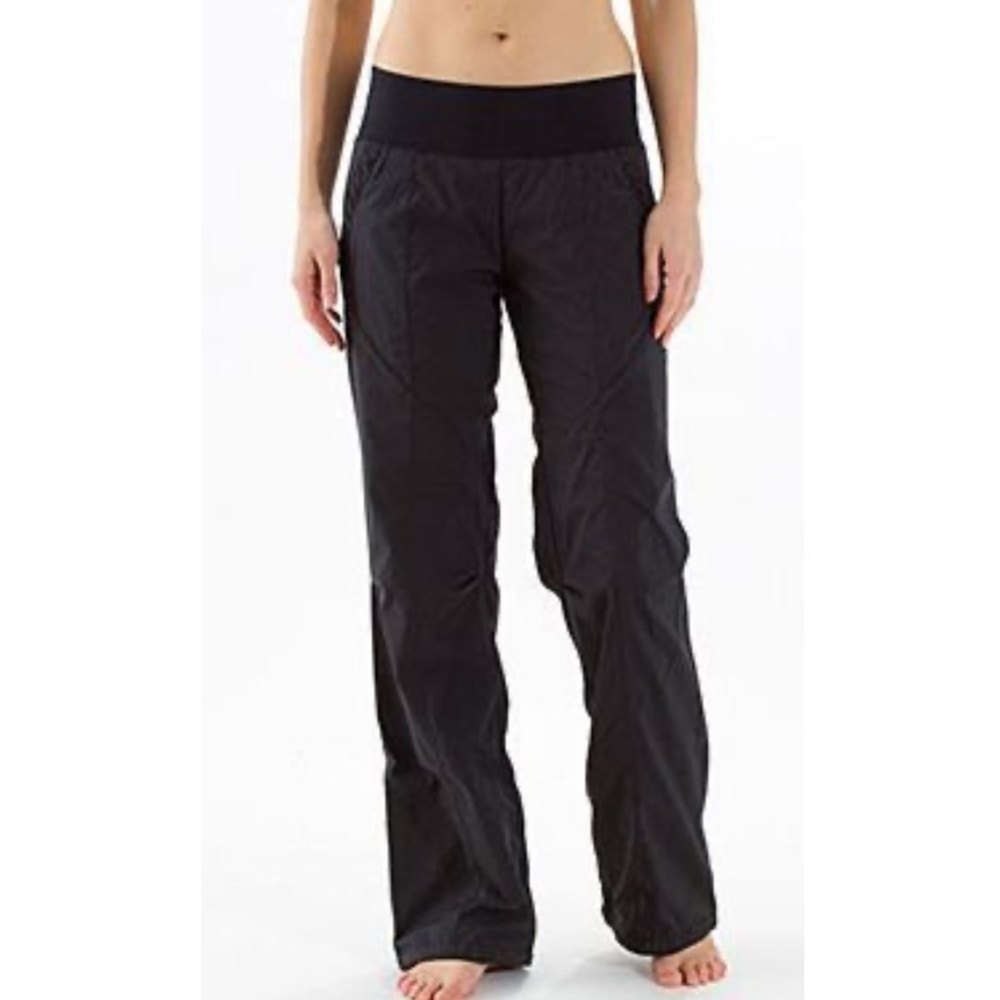 Lululemon Hustle Pants Straight Leg 2 Fabrics Zip Pockets  Lightweight Hiking 8